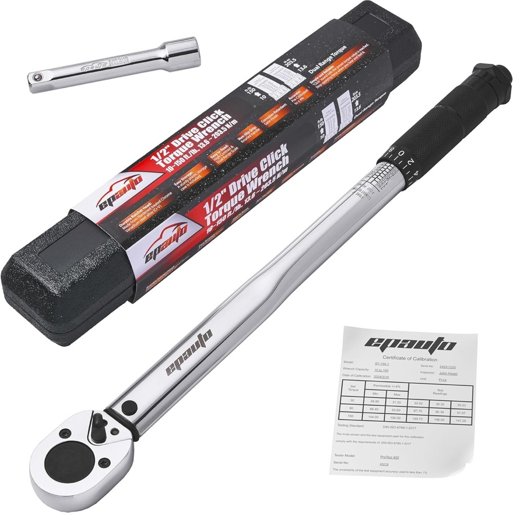 1/2" Drive Click Torque Wrench - Black